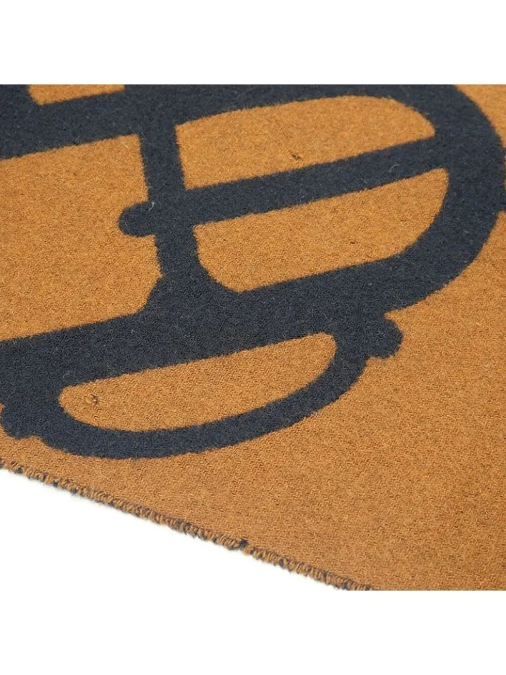 Hermes Book le Camaille Scarf Cashmere Black Brown